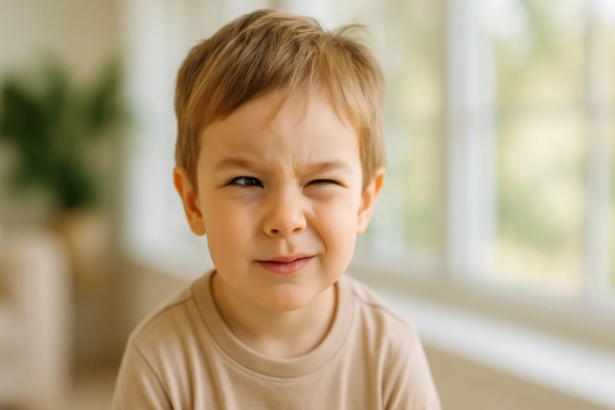Devo preoccuparmi se mio figlio strizza spesso gli occhi? I segnali valutativi che non vanno ignorati